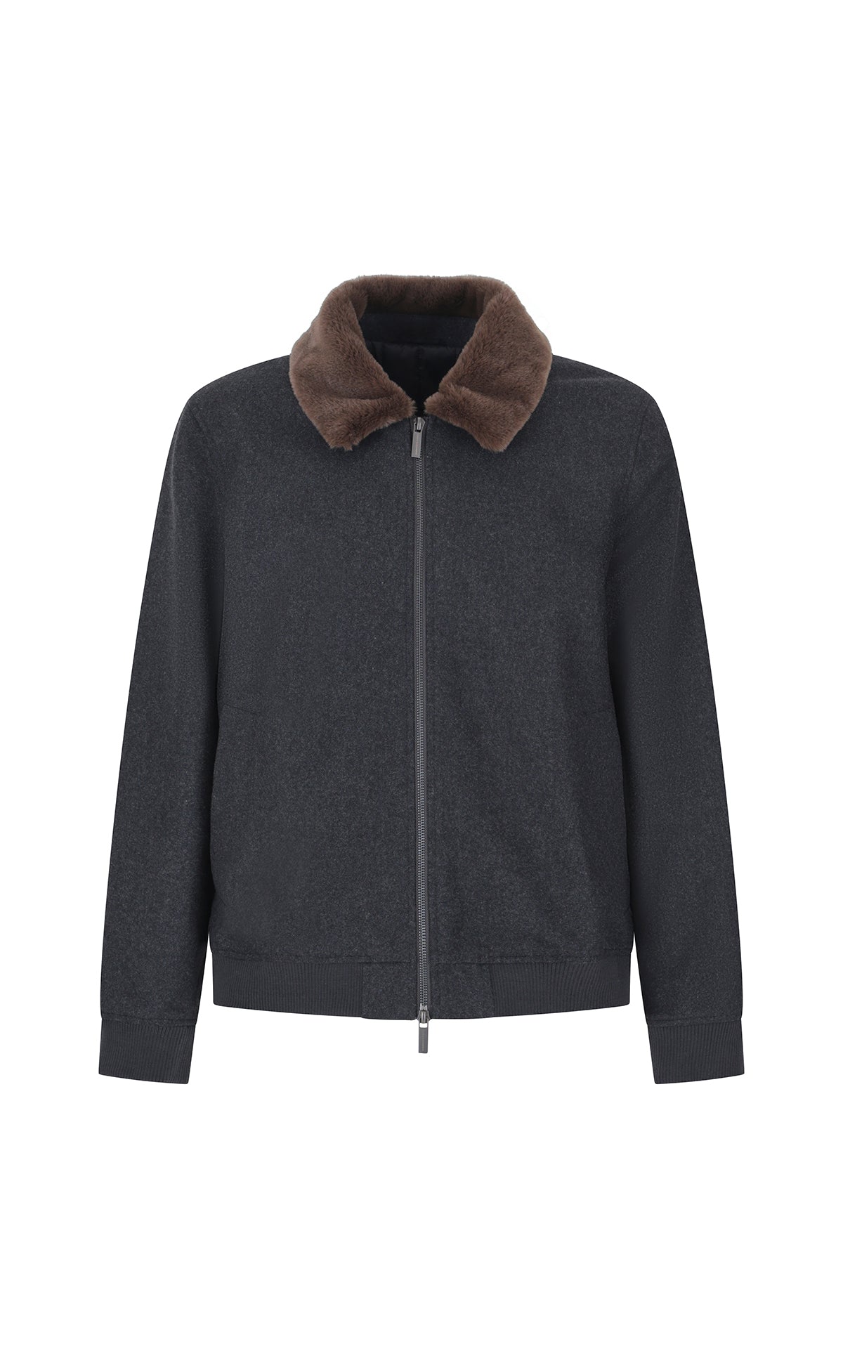 DA127J005 Jacket con collo in pelliccia - NR