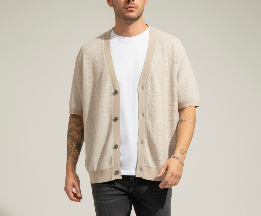 DK17-029 Cardigan Bicolore - BN