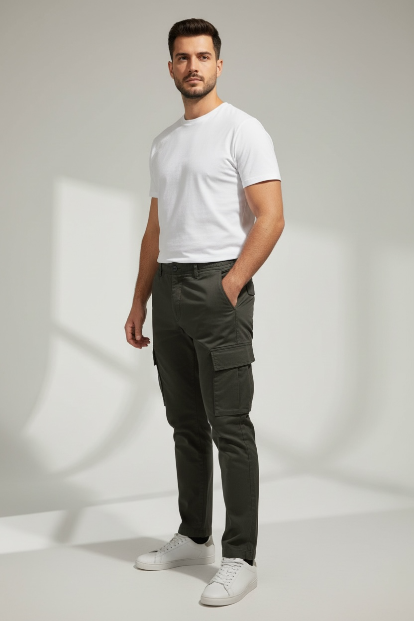 Pantalone Cargo Mod. NEW JOHN T.757 - TM