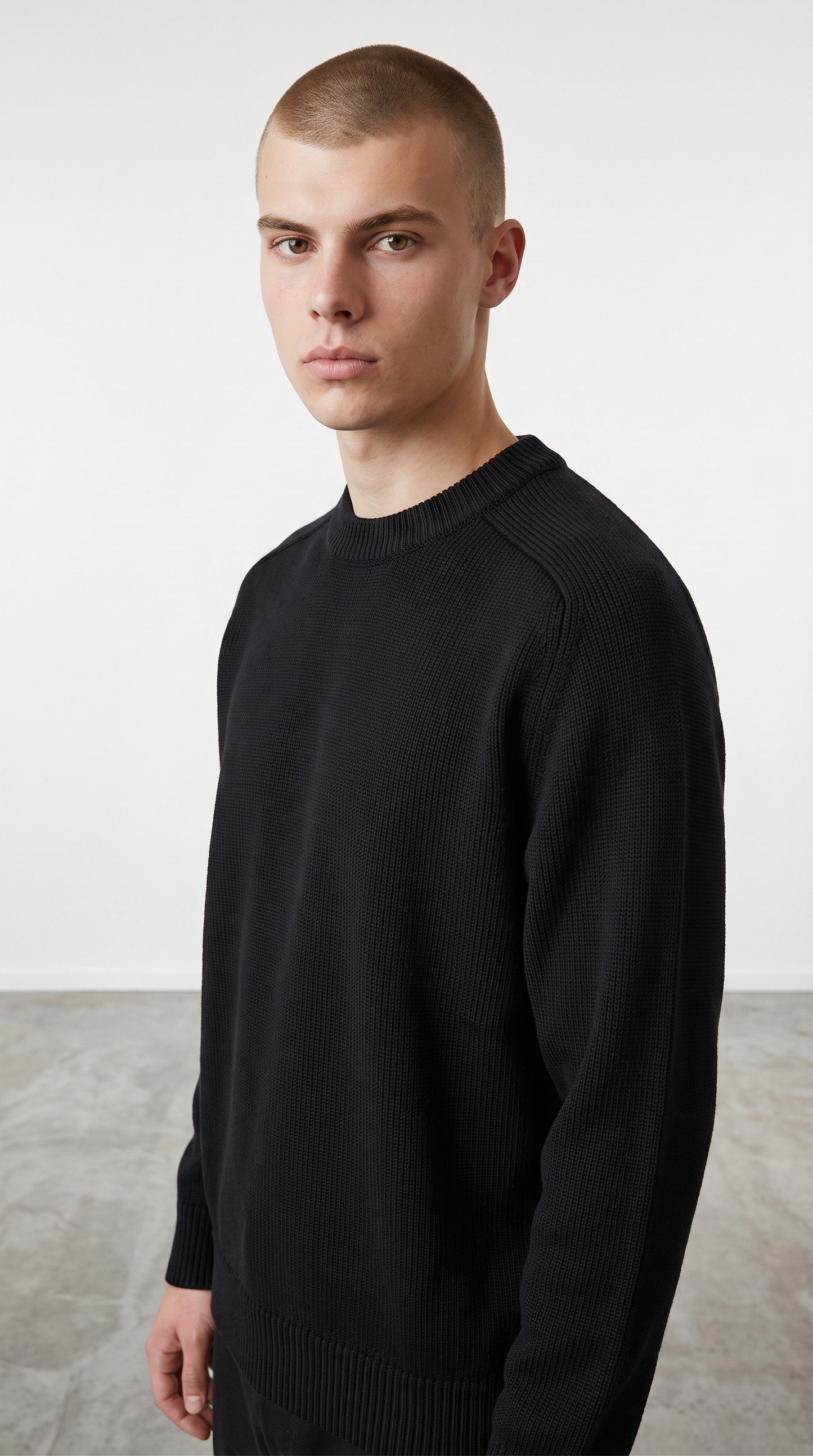DK27-930 Maglione G/C Warm Cotton - MT
