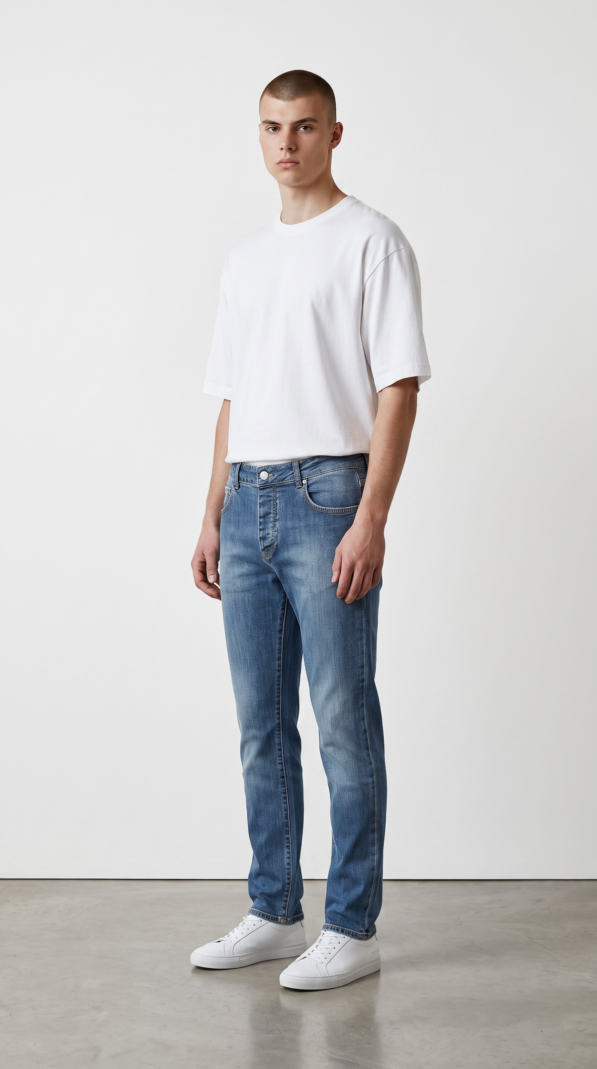 Jeans Slim Fit Mod. PANAREA TE102 - BI