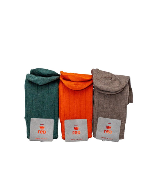 RED Calza lunga bottonato 64080G - LL