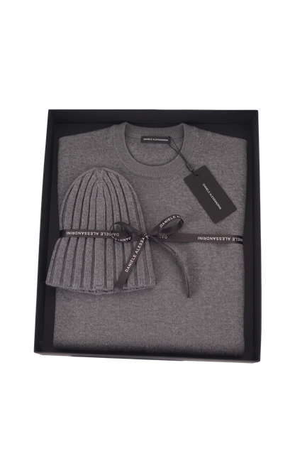 DA127M051 Box Pullover + Cappello Cachemire - LAA