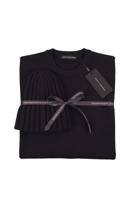 DA127M051 Box Pullover + Cappello Cachemire - LAA