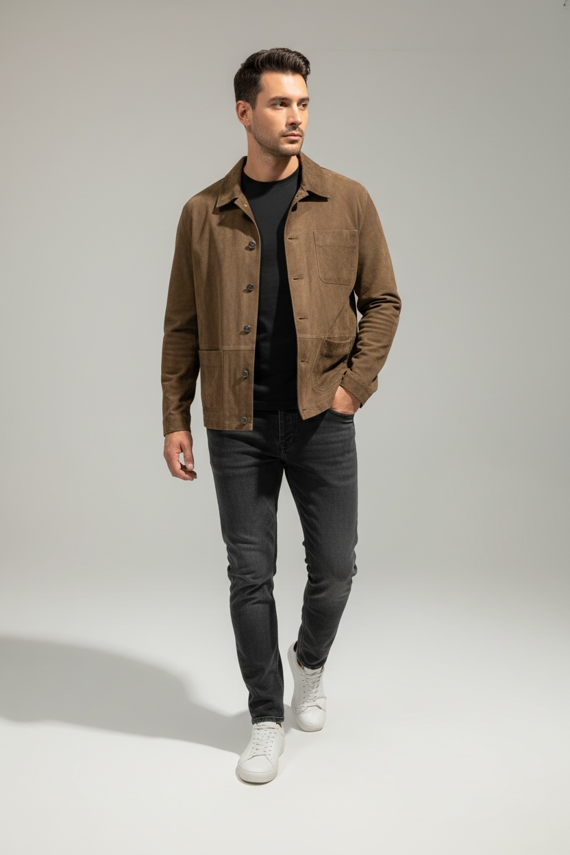 Giacca Camoscio Mod. ELLIOT - AMO