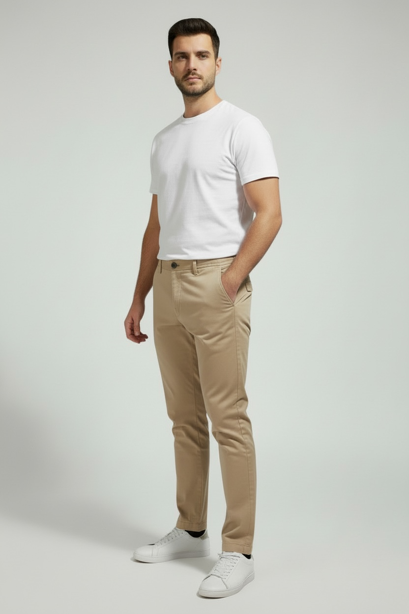Pantalone Teleria Zed Mod. ROBIN FIT ZIP - EB