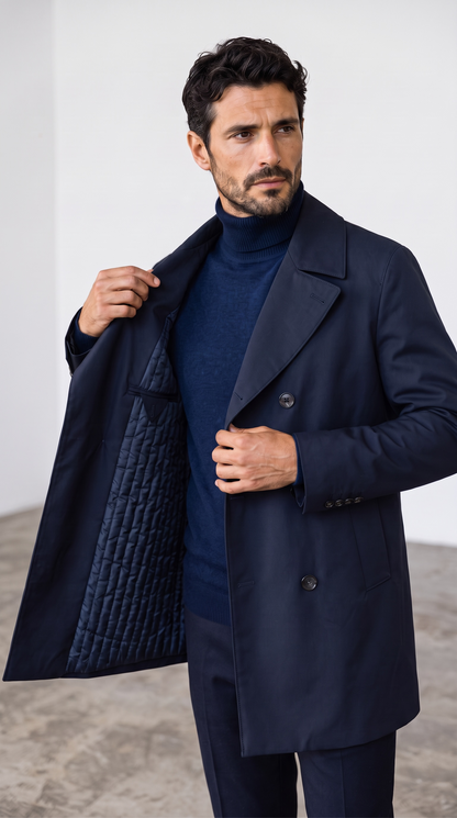 Cappotto doppiopetto trapuntato - LNM