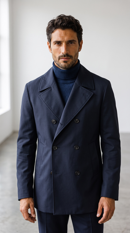 Cappotto doppiopetto trapuntato - LNM