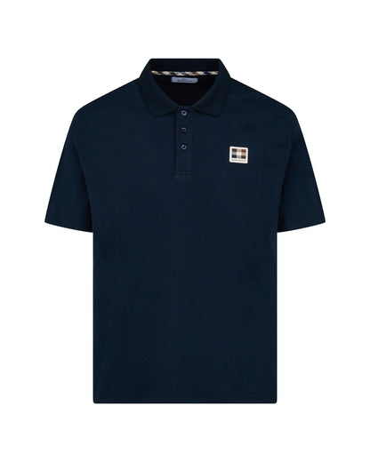 Stretch Piquet Badge Polo Aquascutum - BM