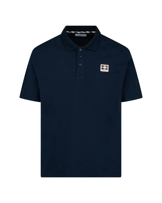 Stretch Piquet Badge Polo Aquascutum - BM