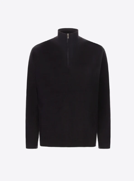 Distretto12 Maglia collo alto con Zip Ayres - RE