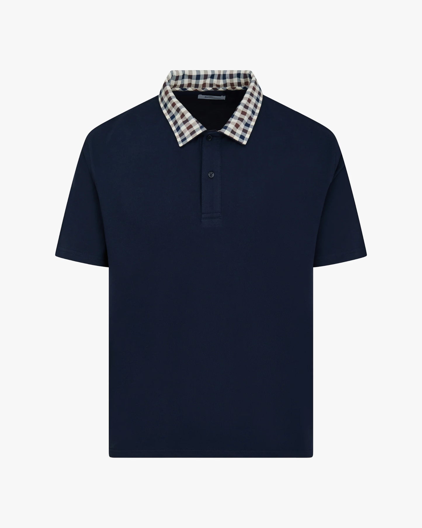 Club Check Collar Polo - BN