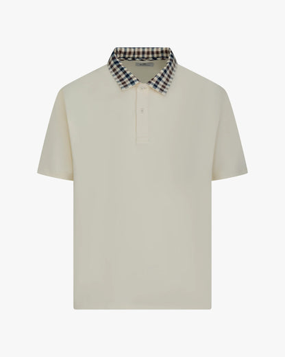 Club Check Collar Polo - BN