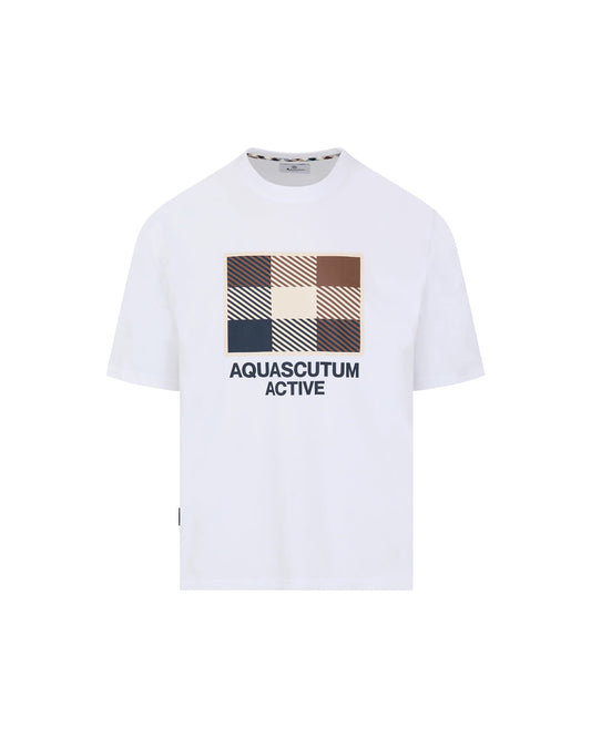 Aquascutum Badge Graphic T-Shirt - AB